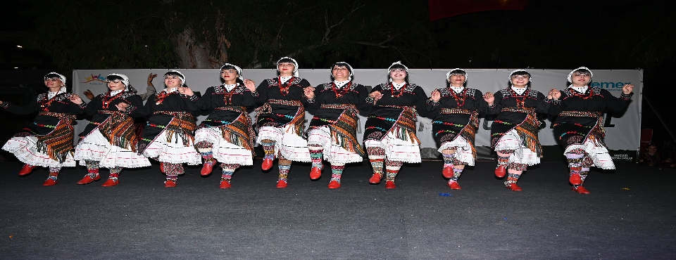 Kemer 'de Uluslararası Kemer Dans ve Müzik Festivali Coşkusu